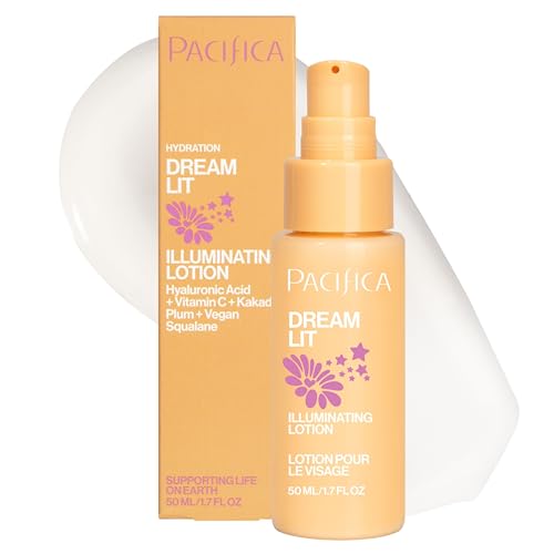 Pacifica Vitamin C Face Serum - Glow Baby Booster Facial Serum - Glycolic Acid Serum For Face - Dark Spot Corrector Anti Aging Brightening - Dermatologist Tested, Fragrance Free, Clean Skin Care Vegan