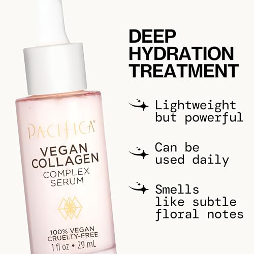 Pacifica Vitamin C Face Serum - Glow Baby Booster Facial Serum - Glycolic Acid Serum For Face - Dark Spot Corrector Anti Aging Brightening - Dermatologist Tested, Fragrance Free, Clean Skin Care Vegan