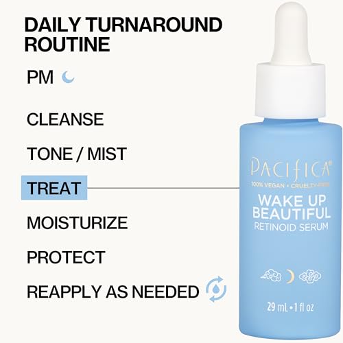 Pacifica Vitamin C Face Serum - Glow Baby Booster Facial Serum - Glycolic Acid Serum For Face - Dark Spot Corrector Anti Aging Brightening - Dermatologist Tested, Fragrance Free, Clean Skin Care Vegan