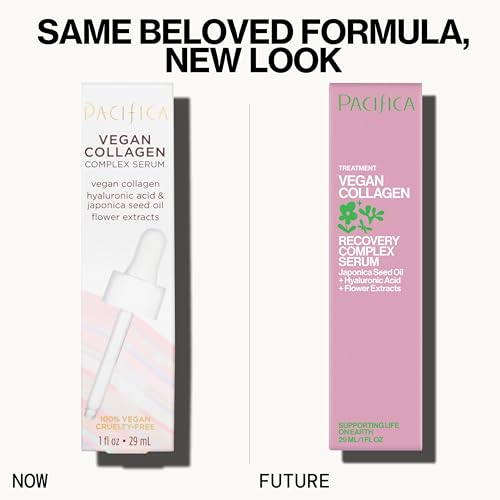 Pacifica Vitamin C Face Serum - Glow Baby Booster Facial Serum - Glycolic Acid Serum For Face - Dark Spot Corrector Anti Aging Brightening - Dermatologist Tested, Fragrance Free, Clean Skin Care Vegan