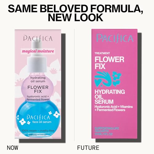 Pacifica Vitamin C Face Serum - Glow Baby Booster Facial Serum - Glycolic Acid Serum For Face - Dark Spot Corrector Anti Aging Brightening - Dermatologist Tested, Fragrance Free, Clean Skin Care Vegan