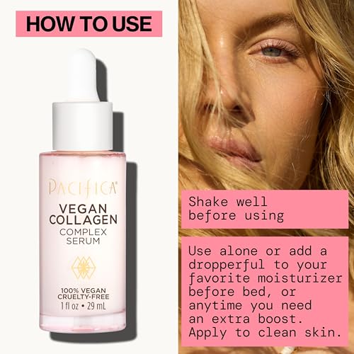 Pacifica Vitamin C Face Serum - Glow Baby Booster Facial Serum - Glycolic Acid Serum For Face - Dark Spot Corrector Anti Aging Brightening - Dermatologist Tested, Fragrance Free, Clean Skin Care Vegan