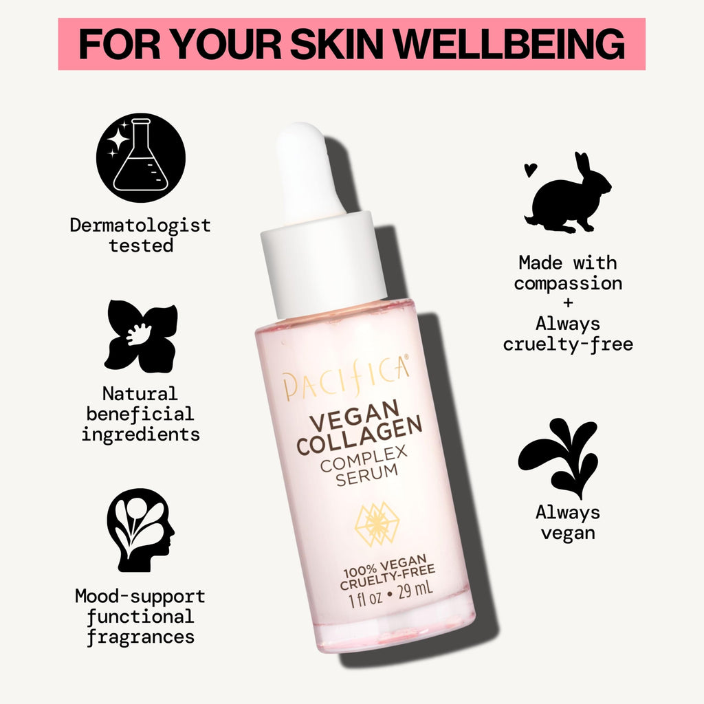 Pacifica Vitamin C Face Serum - Glow Baby Booster Facial Serum - Glycolic Acid Serum For Face - Dark Spot Corrector Anti Aging Brightening - Dermatologist Tested, Fragrance Free, Clean Skin Care Vegan