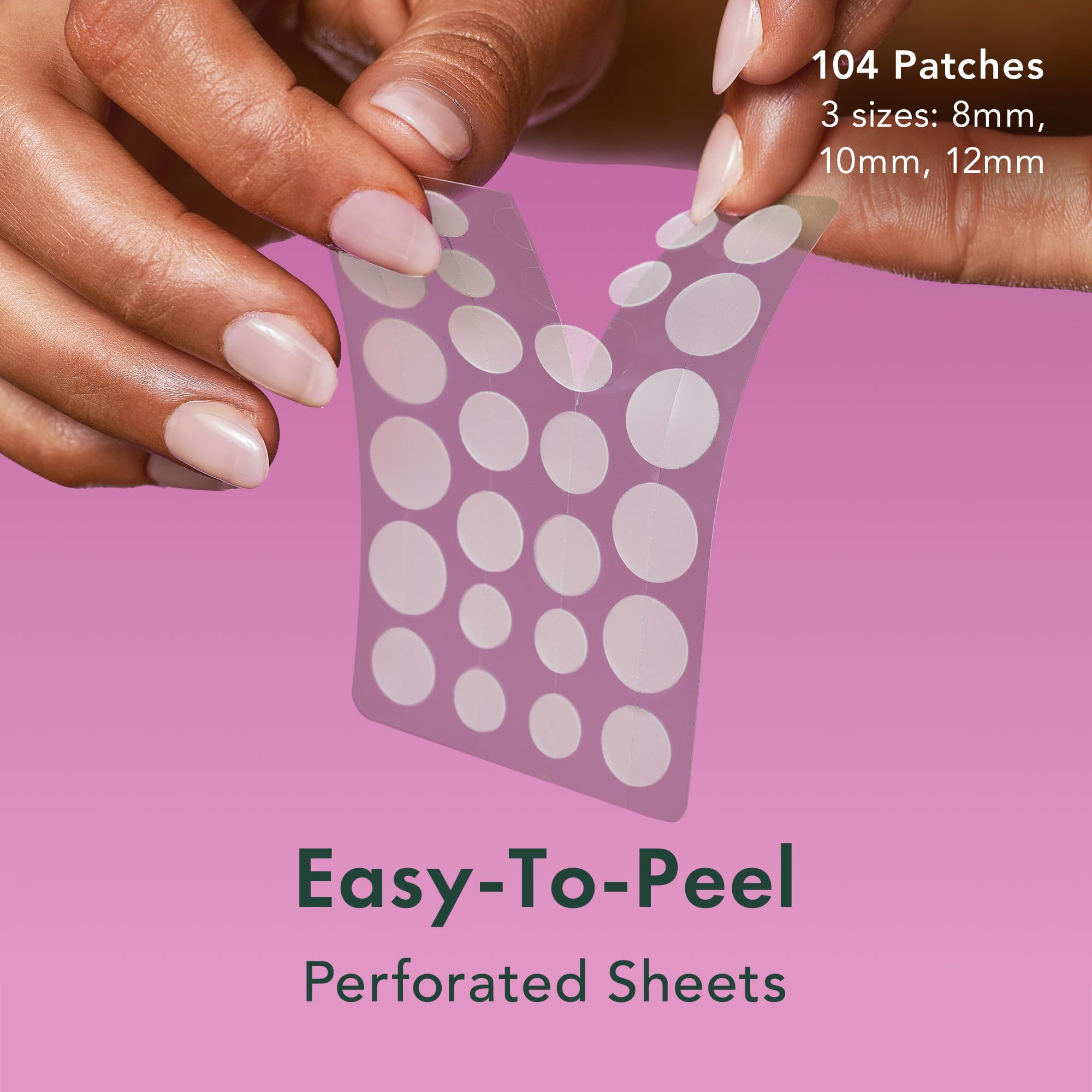 Rael Pimple Patches, Miracle Invisible Spot Cover - Hydrocolloid Acne Patch, Treatment for Breakouts, Absorbs Zits & Blemish, Korean Skin Care, 2 Sizes (96 Count)