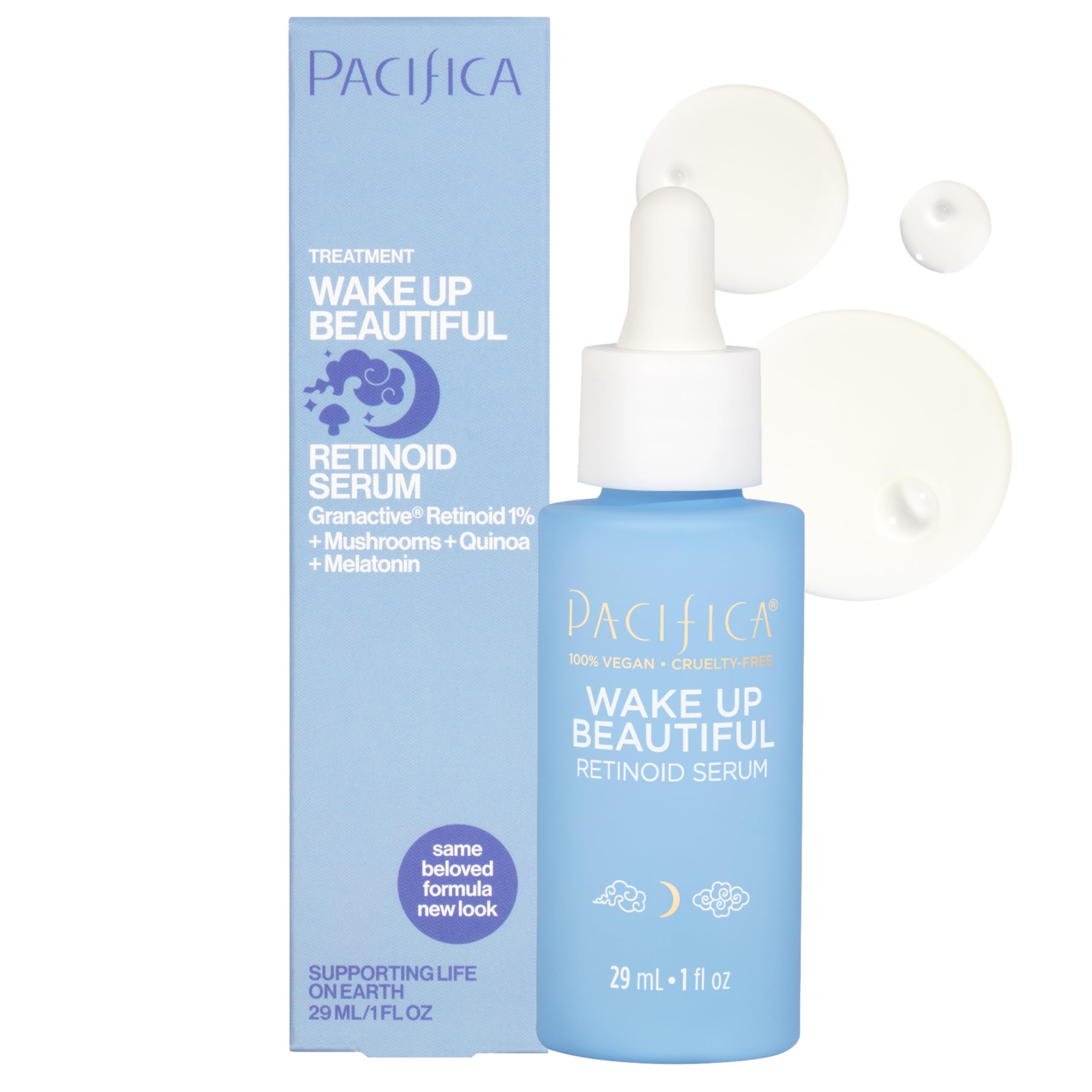 Pacifica Vitamin C Face Serum - Glow Baby Booster Facial Serum - Glycolic Acid Serum For Face - Dark Spot Corrector Anti Aging Brightening - Dermatologist Tested, Fragrance Free, Clean Skin Care Vegan