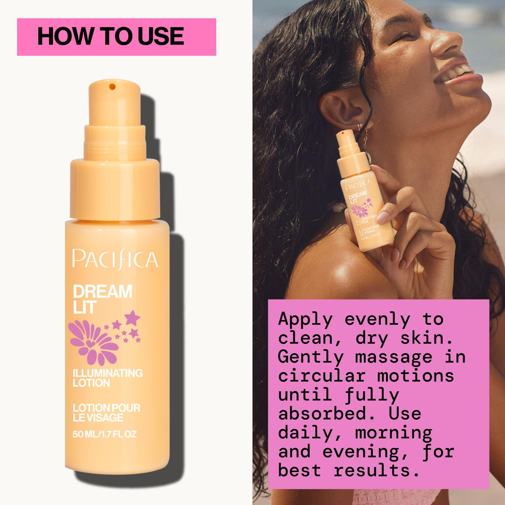 Pacifica Vitamin C Face Serum - Glow Baby Booster Facial Serum - Glycolic Acid Serum For Face - Dark Spot Corrector Anti Aging Brightening - Dermatologist Tested, Fragrance Free, Clean Skin Care Vegan