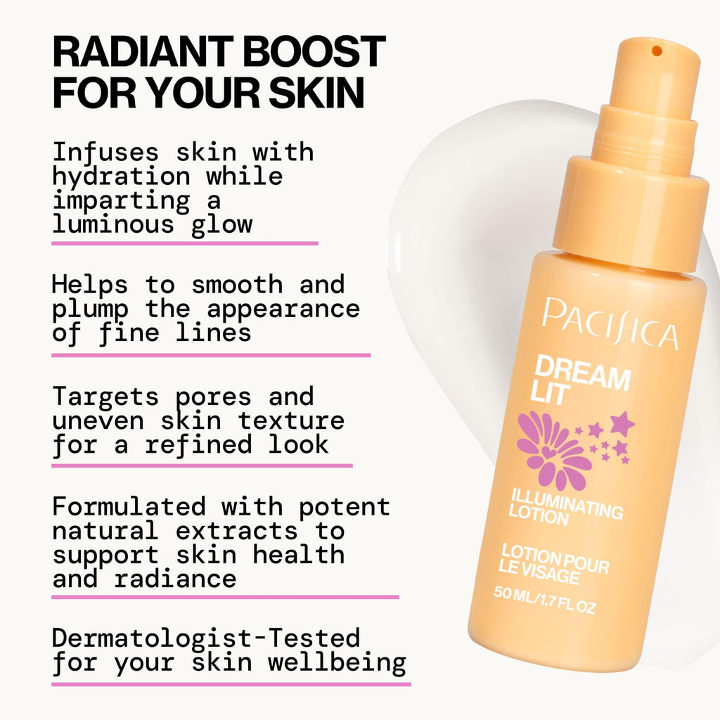 Pacifica Vitamin C Face Serum - Glow Baby Booster Facial Serum - Glycolic Acid Serum For Face - Dark Spot Corrector Anti Aging Brightening - Dermatologist Tested, Fragrance Free, Clean Skin Care Vegan