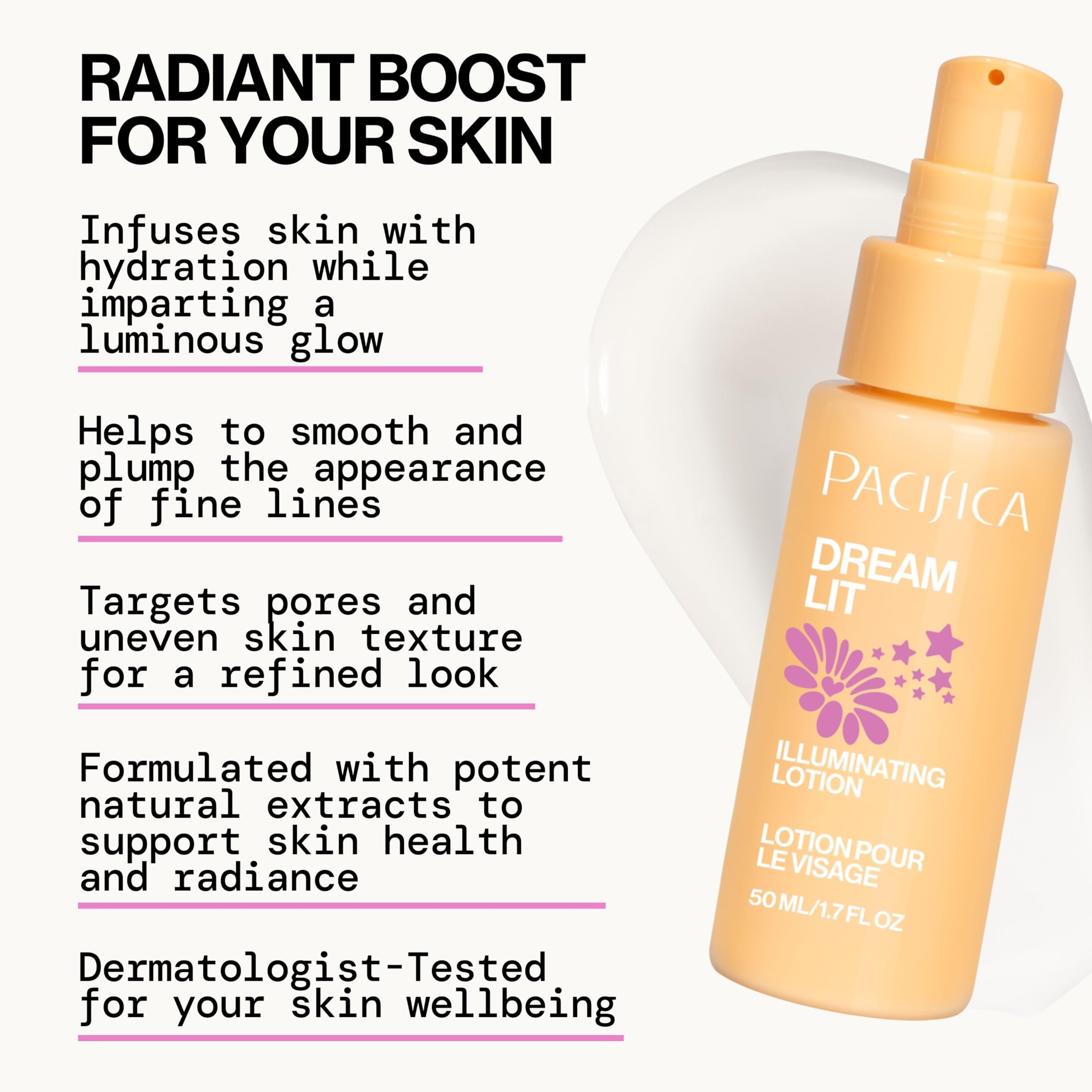 Pacifica Vitamin C Face Serum - Glow Baby Booster Facial Serum - Glycolic Acid Serum For Face - Dark Spot Corrector Anti Aging Brightening - Dermatologist Tested, Fragrance Free, Clean Skin Care Vegan
