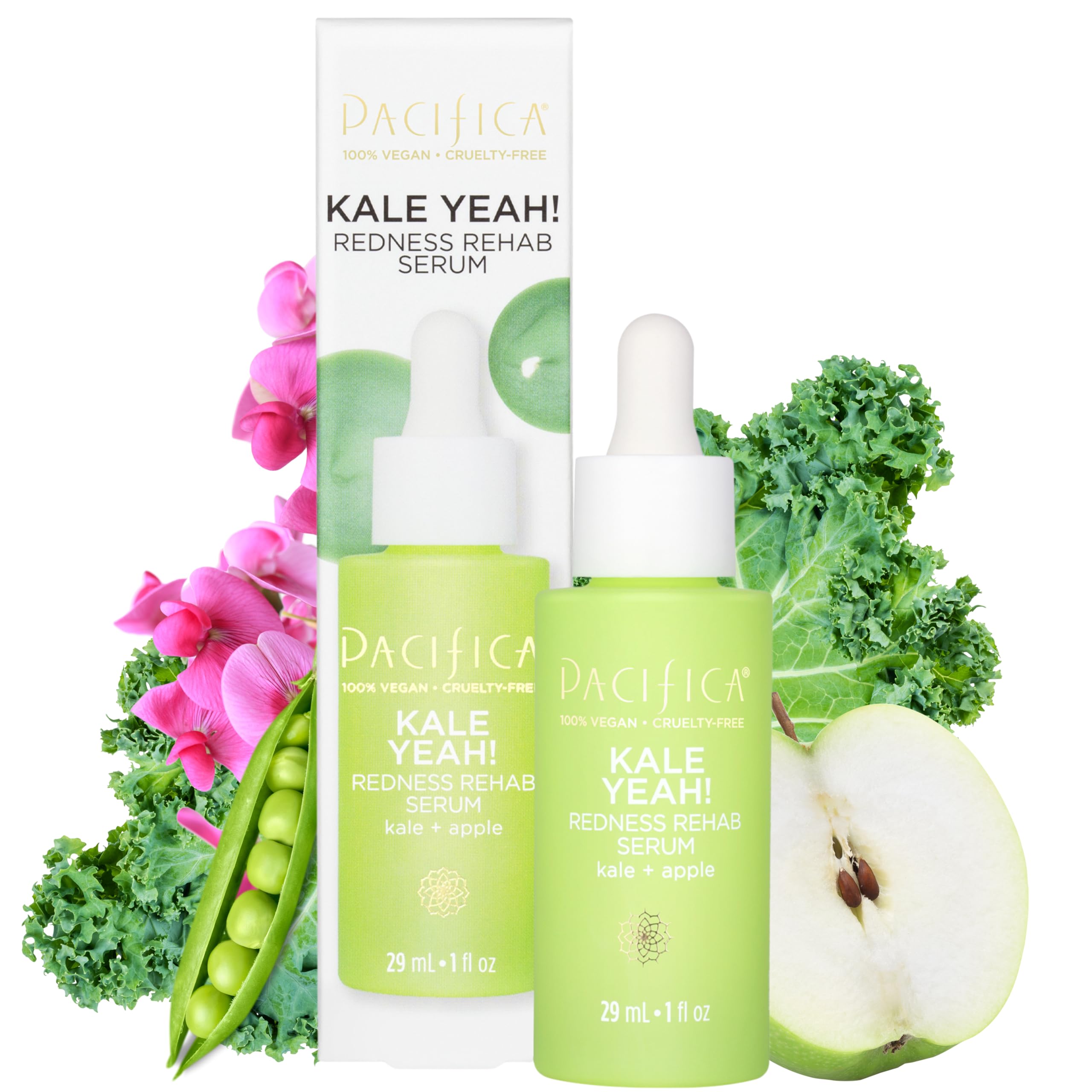 Pacifica Vitamin C Face Serum - Glow Baby Booster Facial Serum - Glycolic Acid Serum For Face - Dark Spot Corrector Anti Aging Brightening - Dermatologist Tested, Fragrance Free, Clean Skin Care Vegan